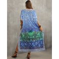 thumbnail image 5 of Bsubseach Swimsuit Cover Up for Women Vintage Print Bathing Suit Cover Ups Summer Dress Caftan Boho Kaftan, 5 of 5