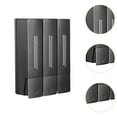 thumbnail image 6 of WeiLaiKeQi 3 Chamber Shower Soap Dispenser Shampoo and Conditioner Dispenser for Office Gray, 6 of 9