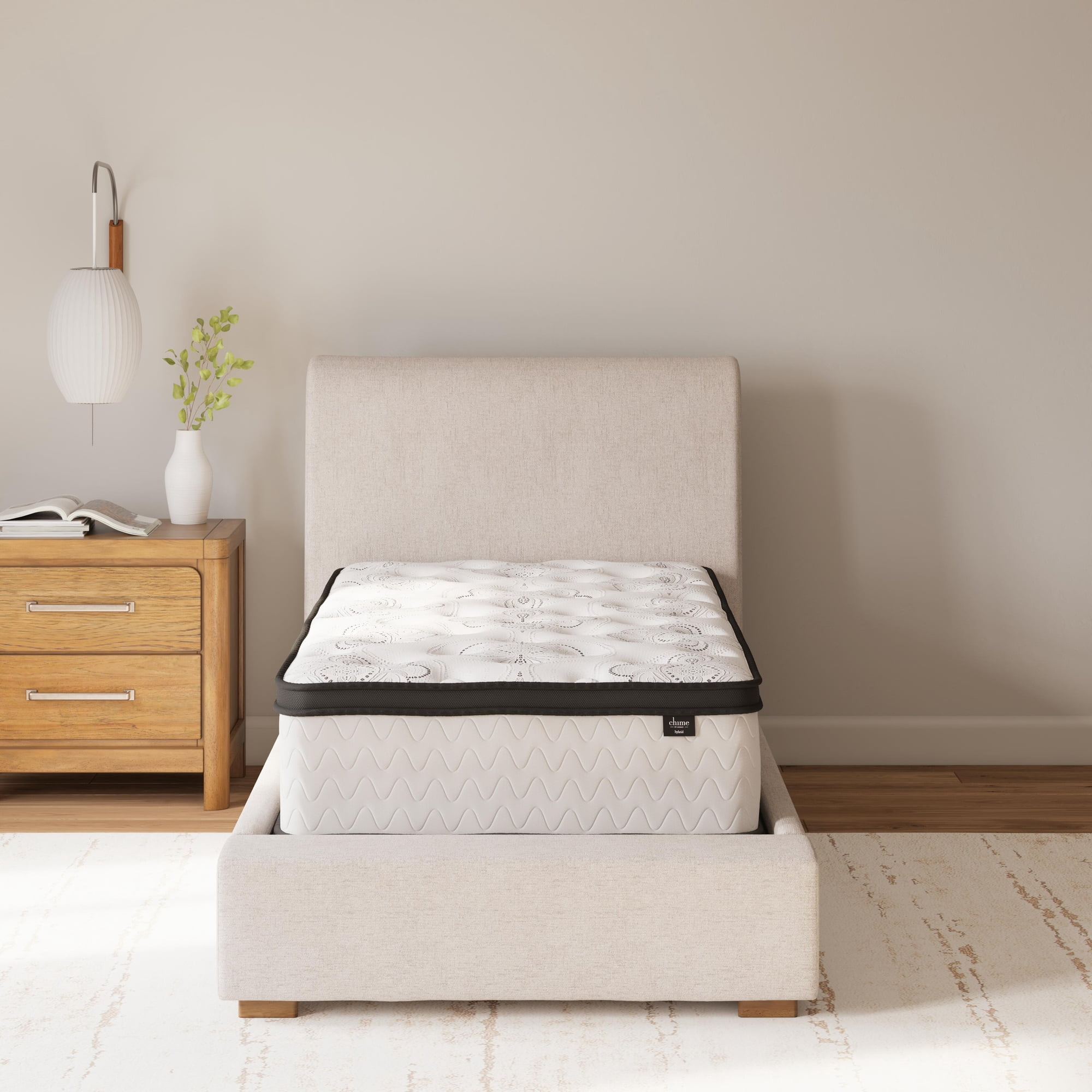 Signature Design by Ashley 12 Inch Chime Hybrid Innerspring Ultra Plush Twin Mattress