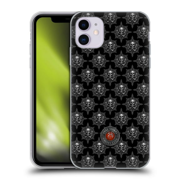 Head Case Designs Officially Licensed Anne Stokes Tribal Skull Motif Pattern Soft Gel Case Compatible with Apple iPhone 11
