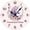 Mggc4, variant on Wall Clock for Bedroom Round Wooden Silent Analog Non-Ticking Mermaid Wall Clock Personalized Name Clocks for Girls Room Decor