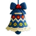 thumbnail image 1 of DIY Crochet Christmas Tree Acrylic Plane Handmade Crochet Christmas Tree,Tree Bow Pearl Embellishment,Beginner Christmas Crochet Kit,Christmas Craft Kit with Yarn Hook Beads Instructions, 1 of 6