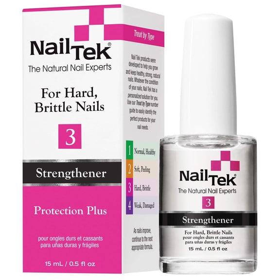Nail Tek 3 Protection Plus, 0.5 oz