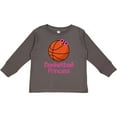 thumbnail image 3 of Inktastic Basketball Princess Girls Long Sleeve Toddler T-Shirt, 3 of 5