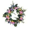 thumbnail image 5 of Kuntesetty Easter Egg Flower Wreath Artificial Flower Garland Artificial Easter Wreaths for B, 5 of 9