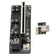 thumbnail image 5 of Tarjeta adaptadora vertical 8 condensadores Excicon Blindaje multicapa Hebilla fija Adaptador vertical PCIE 1x a 16x, 5 of 8