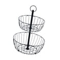 thumbnail image 4 of Soporte de Cesta de 2 Niveles, Frutero Multiusos, Estante de Almacenamiento de Pan de 45cm de Altura, Cesta de Alambre de Metal para Encimera, Despens, 4 of 9