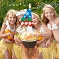 thumbnail image 4 of Tropical Cartoon Birthday Number Candle, Cartoon Flower Summer Blue and Red Candle Topper Fun & Colorful Cake Topper for Hawaiian Party Decorations Perfect for Kids‘ Birthday Cake (4), 4 of 7