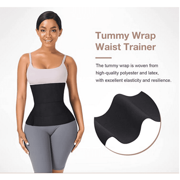 Waist Trainer for Women Sauna Trimmer Belt Tummy Wrap Plus Size 