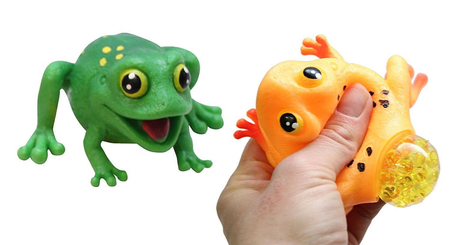 Details about   2 Squeeze Frog Stress Ball Sensory Therapy Toy Party Favor Prize Gift 
