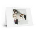 thumbnail image 2 of DistinctInk Greeting Card / Note Card - Samoyed Graduation - PACK of 100, 2 of 7