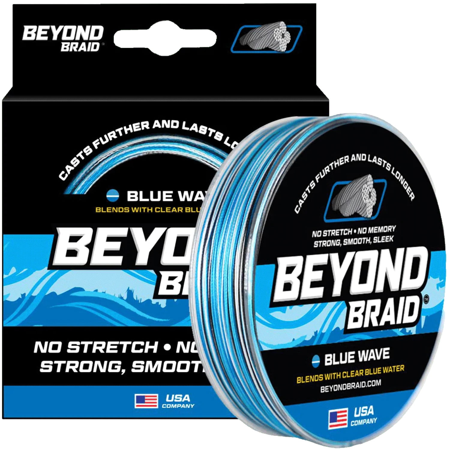 Beyond Braid Blue Wave 1000 Yards 100lb