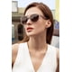 thumbnail image 3 of Lentes de sol CARFIA rosa transparente con diseño cat eye polarizados para mujer, 3 of 9