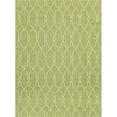 thumbnail image 1 of Unique Loom Outdoor Trellis Moroccan Rug 8' x 11' 4 Rectangle Green/Ivory, 1 of 1