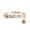Orange, variant on Fruit Print Cats Collar with Jingler Adjustable 20-28cm Safety Buckle for Indoor and Outdoor