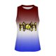 thumbnail image 2 of Gibobby Chaleco estampado de béisbol degradado sin mangas con cuello redondo informal de verano para mujer(Amarillo,M), 2 of 4
