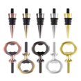 thumbnail image 2 of 10 Piezas Abrebotellas de Metal y TapóN de Vino, Juego de Insertos de Abridor de Planas de Acero Inoxidable en Blanco Hardware Abrebotellas de Cerveza, 2 of 5