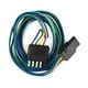 thumbnail image 1 of Trailer Connector Trailer Plug Harness Extension Connector Trailer Accessory 5-Pin Flat Connector Plug 72in Color Coded Wires Wiring Harness Extension US Type For RV Trailer, 1 of 8