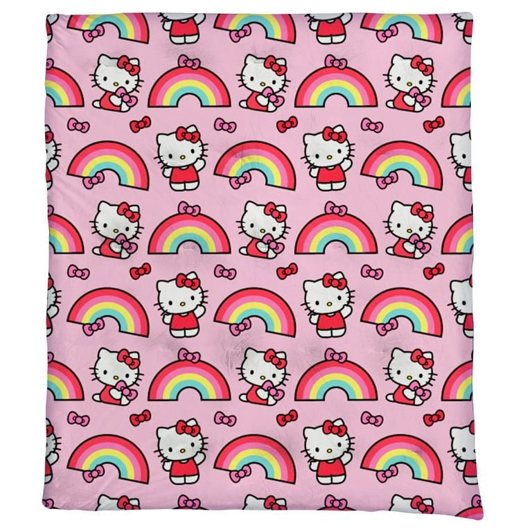 Hello Kitty Kids Squishy Cloud Throw Blanket, 46 x 60 inches