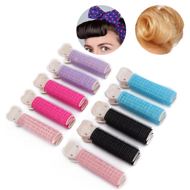 Rizador de Pinza para el Cabello, Reutilización Reutilizable de la resina lavable para el Cabello 10 piezas para el peinado de la niña