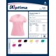 thumbnail image 2 of Playera Dama -mujer Manga Corta C/v Optima Algodon 8 Colores, 2 of 2