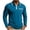 Sky Blue #008, variant on Men's Polo Shirts Zip Long Sleeve Classic T-Shirts Casual Golf Shirts Stylish Collared Tee, L