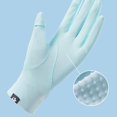 thumbnail image 4 of Guantes de conducción Manopla suave Chica Guantes de pantalla táctil de verano expuestos con dos dedos, 4 of 5