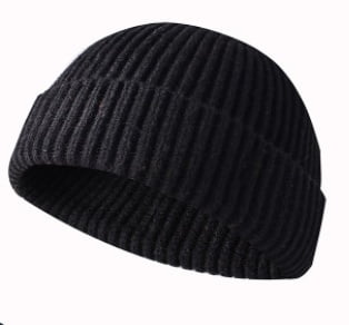 Men Women Knit Baggy Beanie Warm Winter Hat Ski Slouchy Fisherman Docker Hat Cap 