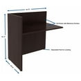 thumbnail image 2 of Essentails Reception Desk, Brown, 2 of 6