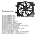 thumbnail image 5 of Radiator Cooling Fan 621-498 Fit for 2011-2016 Jeep Grand Cherokee Dodge Durango 3.6L 5.7L 55037992AD CH3115170, 5 of 5