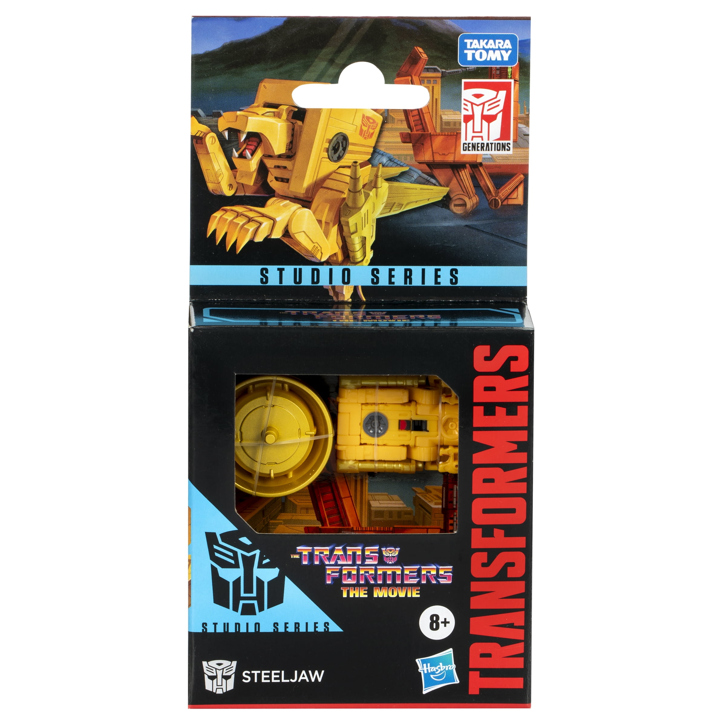 Transformers Studio Series Core The Transformers: The Movie Steeljaw 3.5” Action Figure, 8+