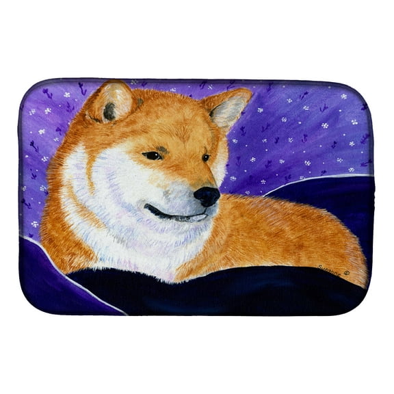 Shiba Inu Dish Drying Mat