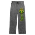 thumbnail image 1 of Marvel Comics Presents Loki Classic Men's Graphite Heater Sleep Pajama Pants-Small, 1 of 7
