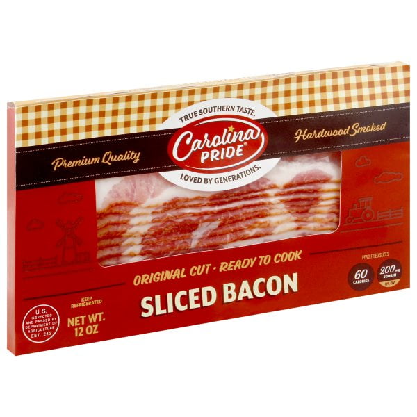 Carolina Pride Foods Bacon, 12 Oz.
