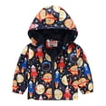 thumbnail image 3 of ZHaobin Boys Windproof Hooded Jacket Cartoon Graphic Prints Zipper Coat Children Windbreaker Outerwear 1-7 Years Kids Spring Clothes (3179-18,130 (6-7years)), 3 of 6