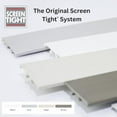 thumbnail image 4 of Screen Tight Porch Screening System - Cap and Base - 20 pk - 1.5-in x 96-in, White - Screen Tight Screen Porch Kit Frame System - DIY Screened in Porch Kit & Patio Enclosure - Easy Install, 4 of 4