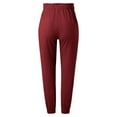 thumbnail image 4 of Women'S Casual Pants Solid Cotton And Pants With Pocket Long Pants, 4 of 4