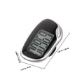 thumbnail image 2 of CATIEBYE Multifunctional Black Pedometer with Large Screen Portable for Outdoor Fitness Use, 2 of 8