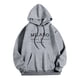 thumbnail image 4 of MHFRRA Sudadera con Capucha y Estampado de Letras para Uso Informal Jersey Elegante y Cómodo para Uso Diario Ideal para Actividades Al Aire Libre y Relajación Verde, 4 of 5