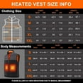 thumbnail image 6 of WEHUSE Heated Vest for Men, Lightweight Heated Jacket for Winter Outdoor Camping/Ski/Working, 3 Heating Levels (Battery Pack Not Included), 6 of 8