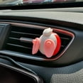 thumbnail image 2 of 3 car or indoor duck (red) air fresheners, fashionable fun 3D printed plastic (eco-friendly), magnet and clip - solution not included, 2 of 5