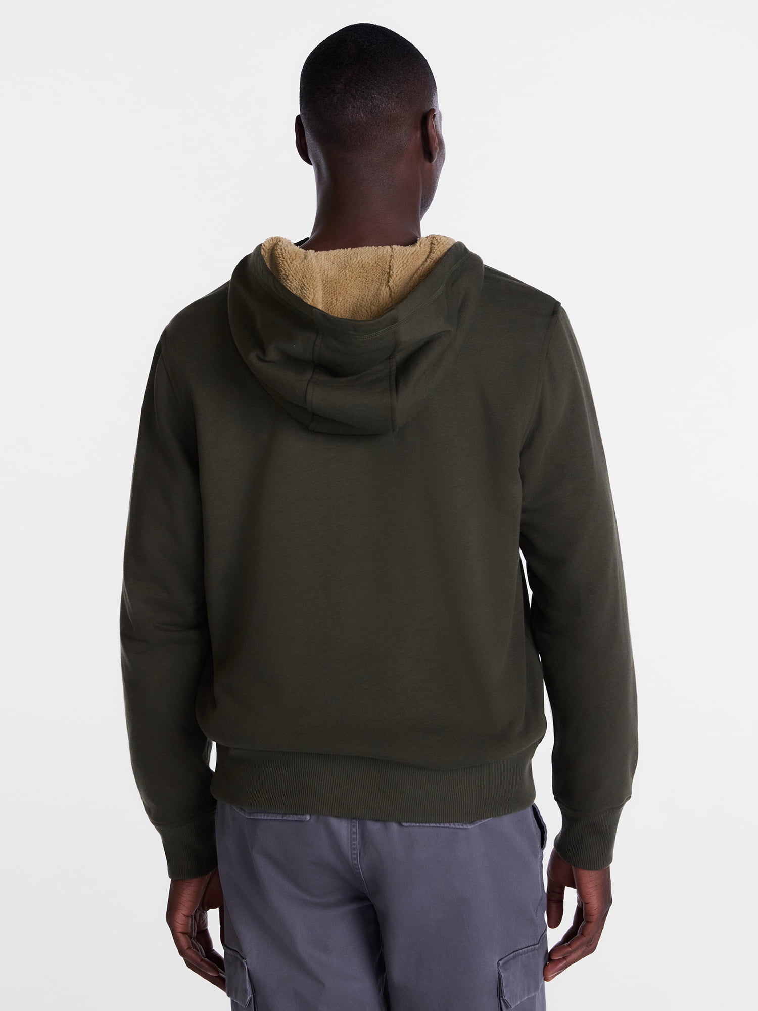 George Men's and Big Men's High Pile Fleece Hoodie, Sizes S-3XL