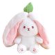 thumbnail image 3 of Juguetes De Peluche Con Forma De Conejito De Fresa Pamolo Forro polar corto supersuave con diseño de cremallera y relleno completo, 3 of 4