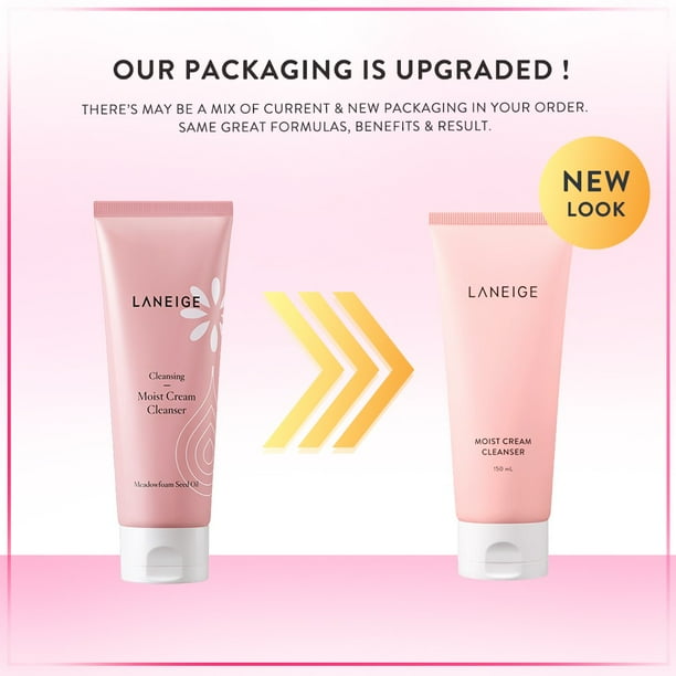 Laneige Moist Cream Cleanser 150ml - Pink - Walmart.ca