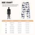 thumbnail image 2 of Pajama Pants Women, Hand drawn shark Sweatpants Soft Sleep Lounge Pants, Casual PJ Bottoms Pants with Pockets, 2 of 5