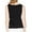 Black, variant on Women's Mulberry Silk Tank Tops, Real Silk Sleeveless Blouses, Summer Camisoles, Lightweight Breathable Shell T-Shirts