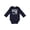 Navy, variant on Adorable Now...wait Till I Have a Beard Like Dad in White Boys Long Sleeve Baby Bodysuit