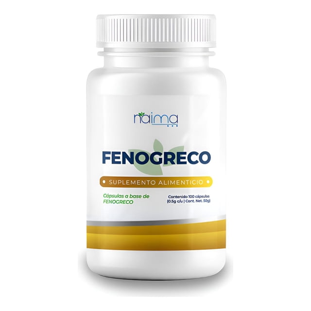 Fenogreco 500mg - 100 Cápsulas Por Frasco Sin Sabor