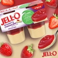 JellO Original Strawberry Cheesecake Pudding Cups Snack, 4 Ct Cups