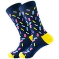 thumbnail image 1 of Chaussettes Moyennes Unisexes Adultes Impression Géométrique Colorée Rue Personnalité, 1 of 2